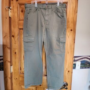 Torrid Green Cargo Pants, Size 14S